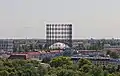 Le gazomètre de l'île Rouge à Berlin.