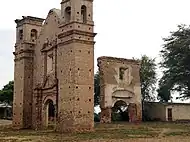 Ruines de l'église de la Miséricorde.