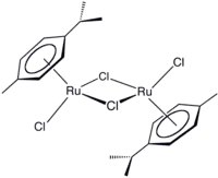 Image illustrative de l’article Dimère de dichlorure de (cymène)ruthénium
