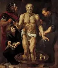 Pierre Paul Rubens, La Mort de Sénèque, 1612, Alte Pinakothek, Munich.