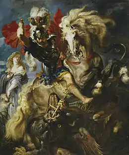 Saint Georges et le Dragon (Rubens) (Pierre Paul Rubens).