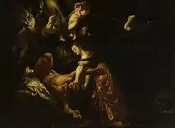 Copie d'un tableau de Pierre Paul Rubens, entre 1625 et 1650.