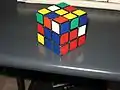 Cube après la réalisation du cube 2x2x2.