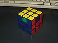 Cube après placement et orientation des coins.