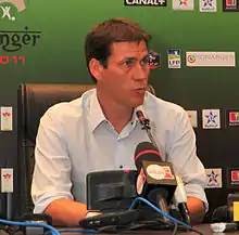 Rudi Garcia en conférence de presse