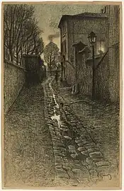 Rue Berton en 1903 (Adolphe-Ernest Gumery).