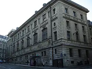 Façade arrière de l'ancienne École polytechnique.