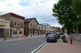 Rue Child en 2014, après d'importants travaux de revitalisation de celle-ci.