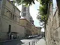 Vue de la tour Clovis, du lycée Henri-IV ainsi que du Panthéon de Paris dans le fond.