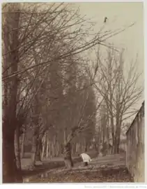La Bièvre avant 1900 à l’emplacement de la rue Edmond-Gondinet.