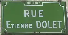 Rue Étienne-Dolet.