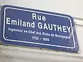 Rue Gauthey à Chalon-sur-Saône