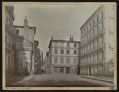 La rue Montgaillard, par Paul Bacard (1908, archives municipales).