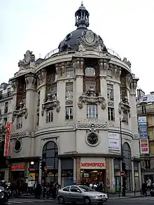 Vue générale à partir du boulevard Sébastopol.