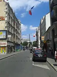 Rue Saint-Charles au niveau de la rue de l'Église.