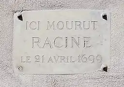 Plaque au no 24.