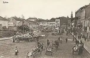 Rue Walowa au début du XXe siècle