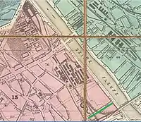 Emplacement de la rue Watt depuis 1867 (à proximité des boulevards des Maréchaux).