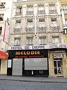 L'hôtel de Dieppe où vivait Charles Baudelaire avant son départ pour la Belgique.