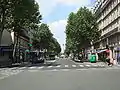 La rue de Lyon dans sa section nord avec la colonne de Juillet au loin.