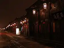 Rue de Pingyao la nuit.