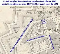 Rue de Thionville en 1667
