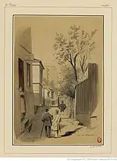 La rue des Bauches, Paris (1895), BnF.