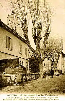 ancienne carte postale du clocher des cordeliers