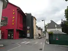 La rue du Lycée Polonais et le cinema "Le Rex"