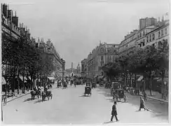 La rue Royale vers 1900, photographie anonyme, Washington, bibliothèque du Congrès.