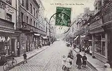 Rue de Vaucelles, axe historique du quartier (ici au début du XXe siècle)