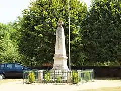 Le monument aux morts en 2016.