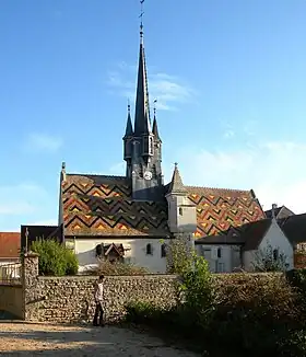 Église Saint-Léger de Ruffey-lès-Beaune (Côte-d'Or).