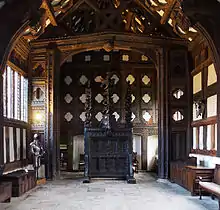 Grande salle de Rufford Old Hall (XVIe siècle).