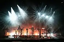 Rüfüs Du Sol en concert à l'Electric Forest Festival en 2018