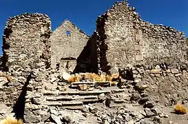Ruines de l'ancienne église de San Antonio.