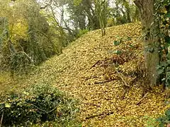 À  l'intérieur du bosquet (circonvallation).