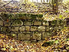 Autre pan de mur (détail).