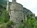 Ruines du château de Lesdiguières.