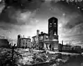 Ruines de l'hôtel de ville de Hull.