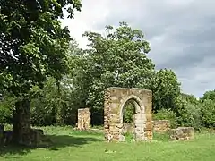Les ruines du prieuré d'Alvecote (en).