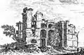 Ruines de l'ancien château à Saint-Germain-en-Laye.