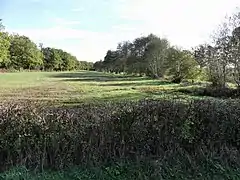 La vallée du ruisseau de Tiolet à l'est de la RD 40.