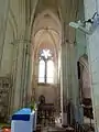 Croisée du transept, vue vers le sud.