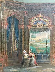 Mathilde et Malek Adhel, 1825, d'après le roman Mathilde de Sophie Cottin, localisation inconnue.