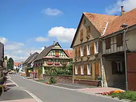 Rumersheim, rue Principale.