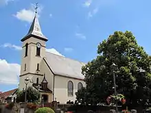 Église catholique Saint-Georges de Rumersheim.