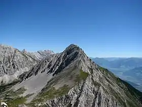 Vue depuis l’ouest.