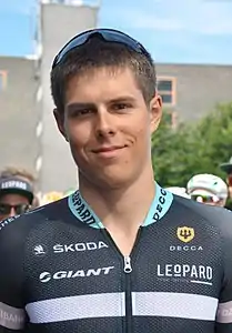 Aksel Nõmmela lors du Tour de Cologne 2017.