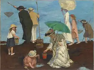 Pêcheurs de crevettes à Saint Georges, 1907, National Gallery of Victoria, Melbourne.
